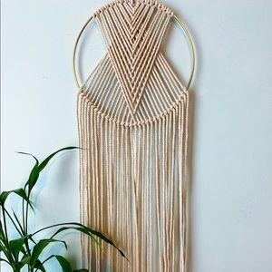 Handmade macrame wall hanging